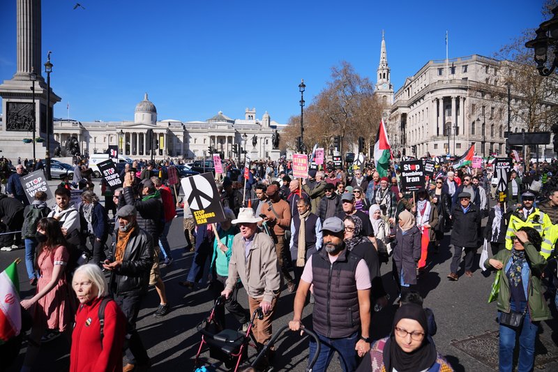 Iran protests London