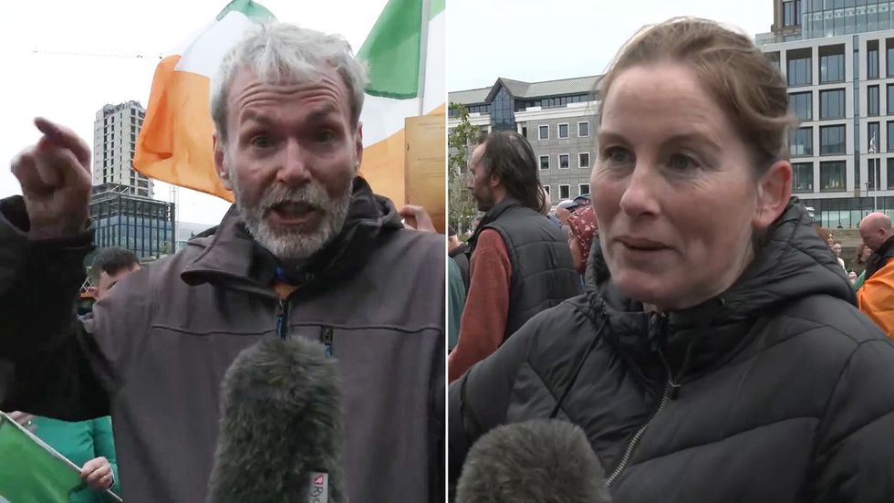 Ireland protesters