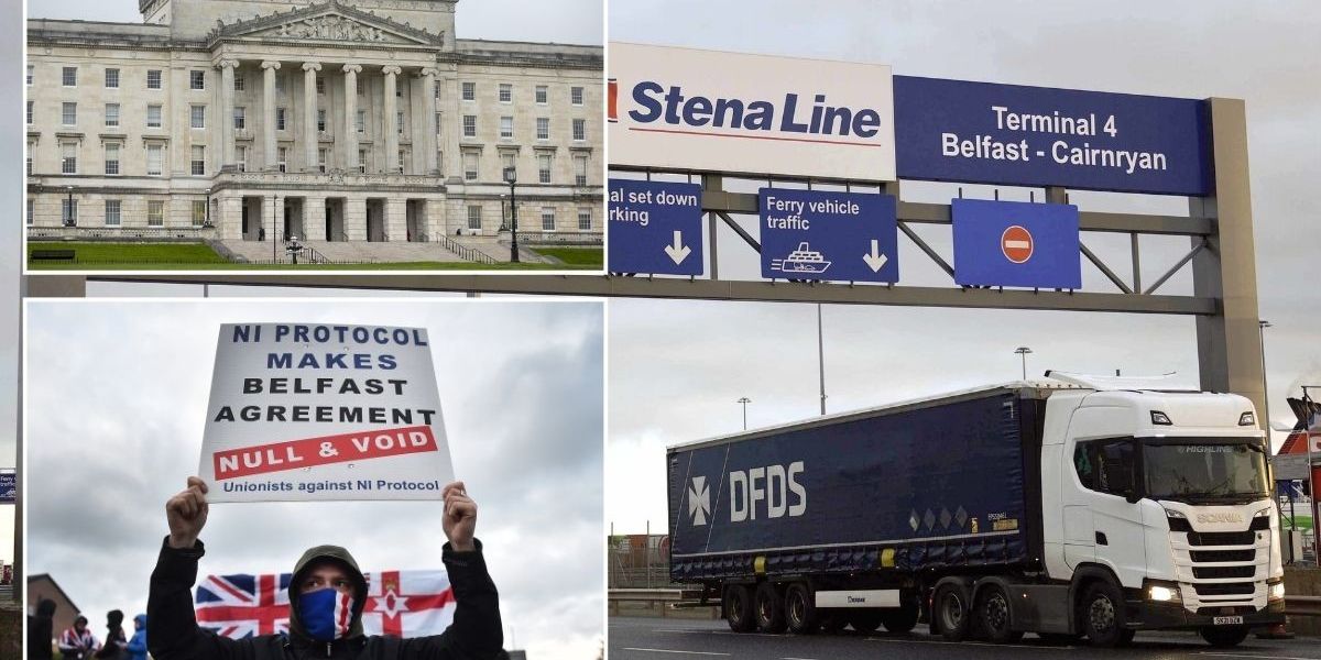 NextImg:'Illusion of democracy!' Unionists fume after 'rigged vote' sees Stormont extend hated Brexit trade agreement