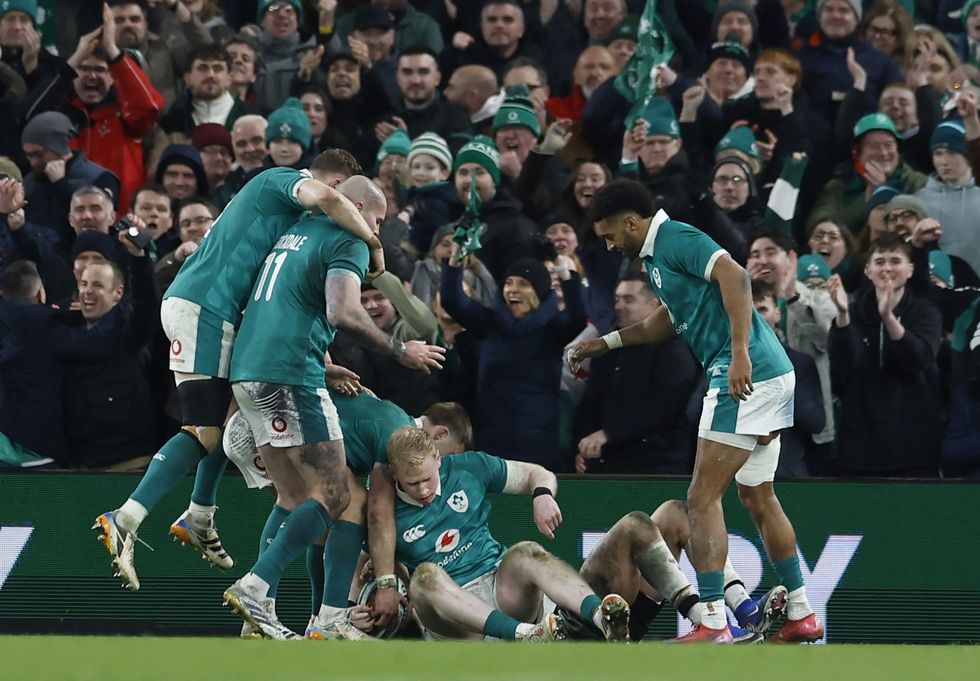 Ireland's slim hopes of winning the Six Nations were kept alive with the victory