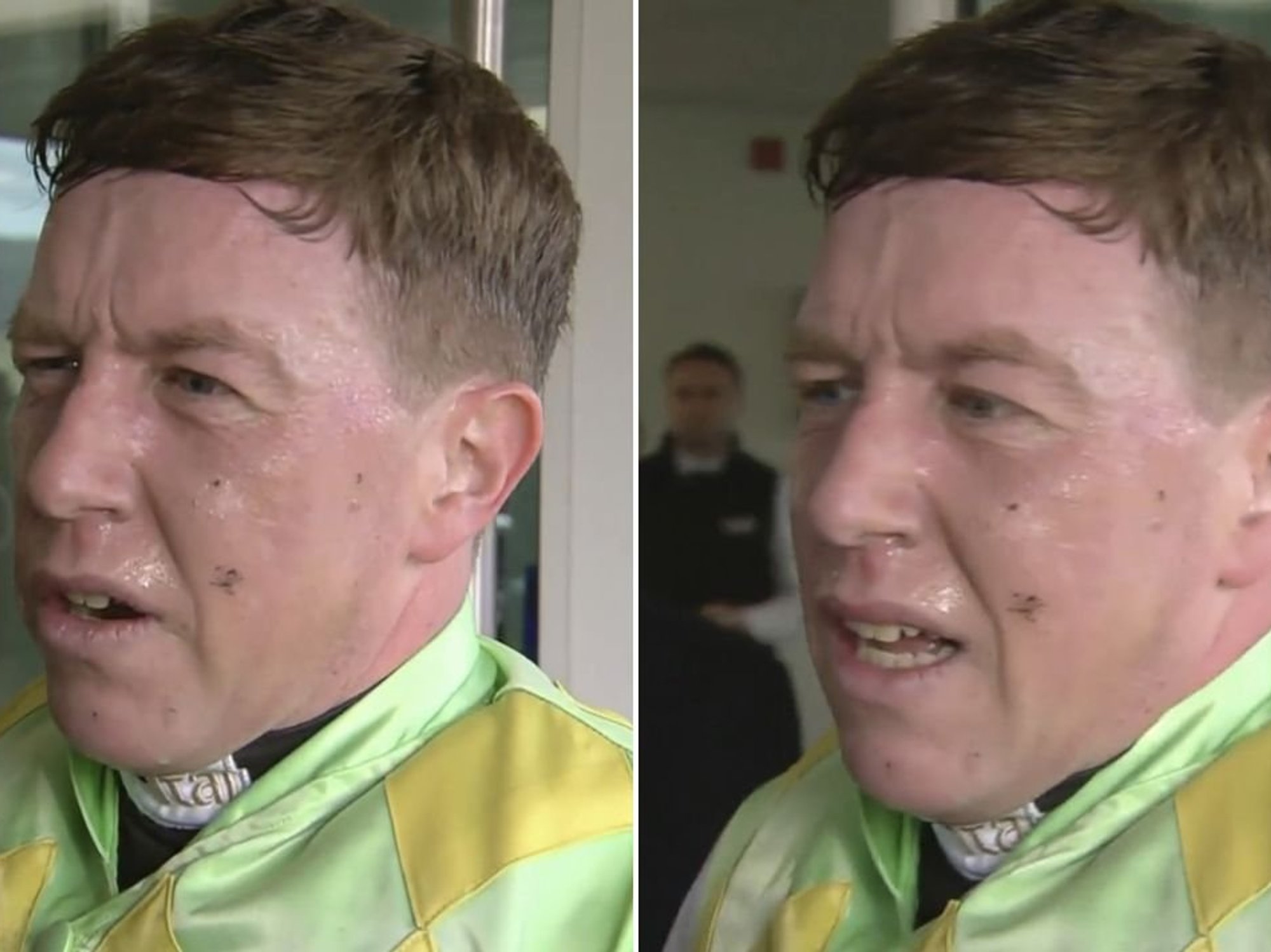 Irish amateur jockey Declan Queally accused English rider Nico de Boinville of verbally attacking him