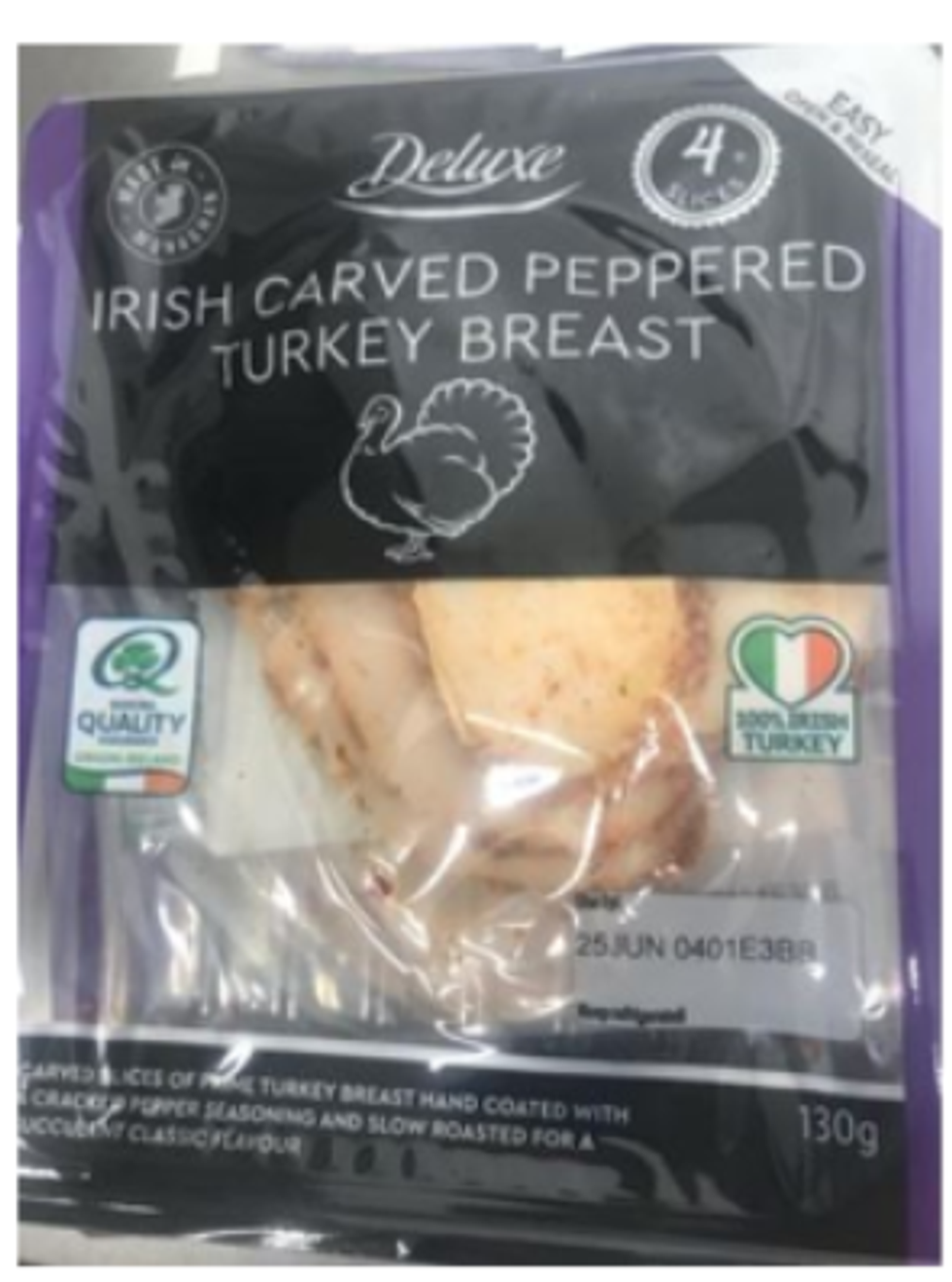 Irish Carved Peppered Turkey Breast from Lidl