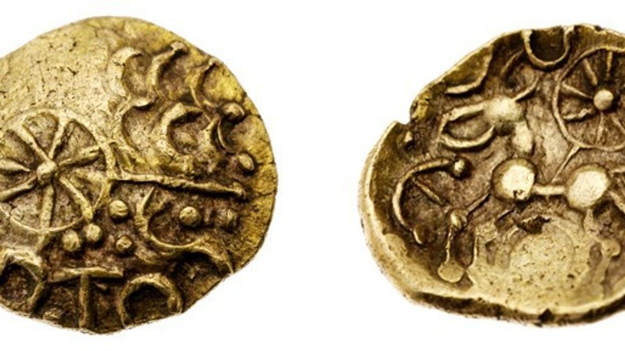 Iron age gold coin