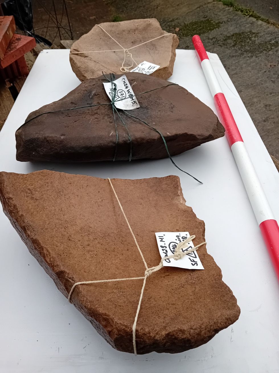 Iron Age quern stones from the site