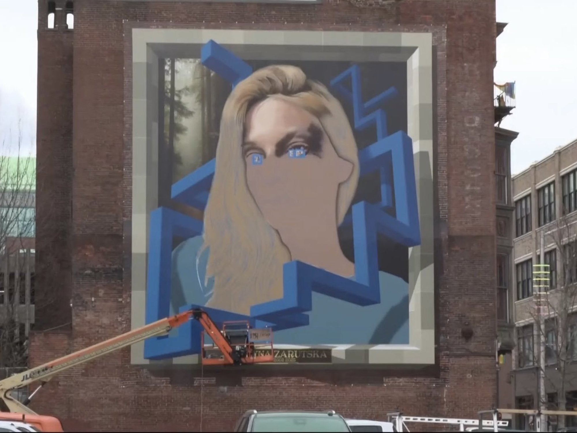Iryna Zarutska mural