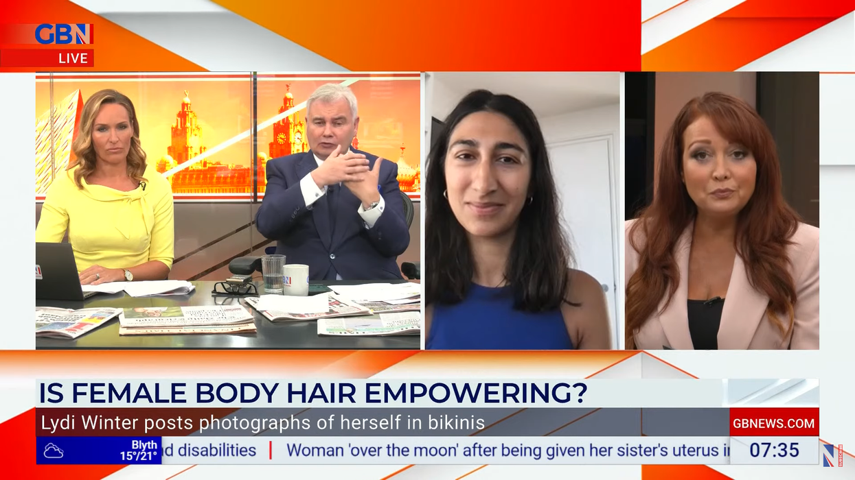 Isabel Webster and Eamonn Holmes