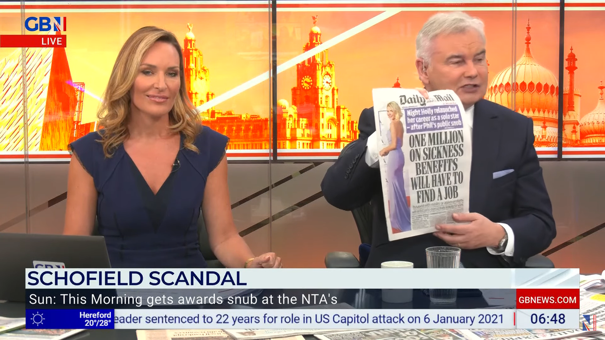 Isabel Webster and Eamonn Holmes