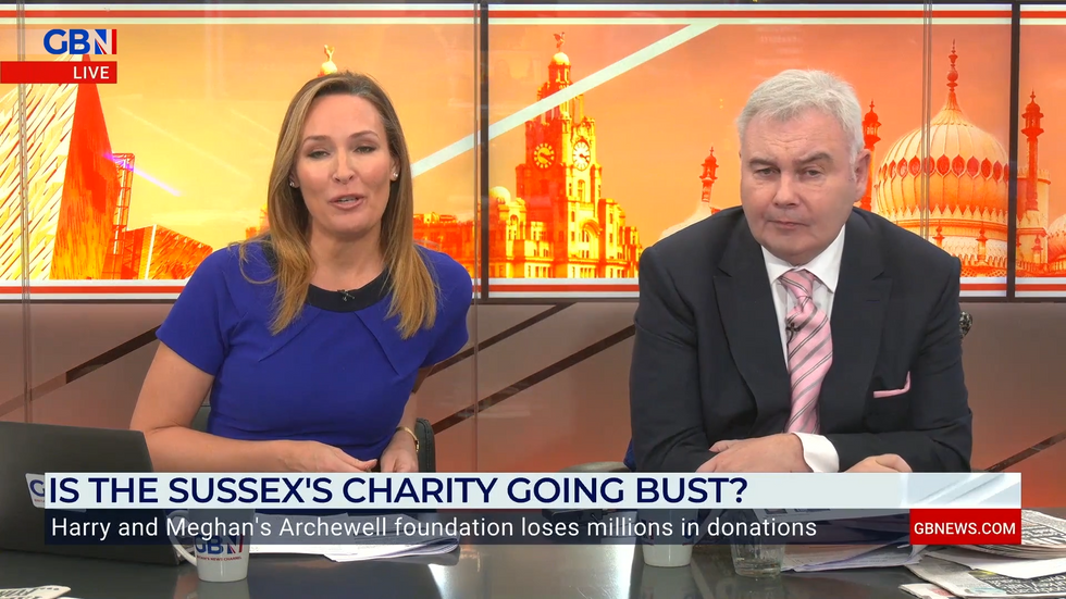 Isabel Webster and Eamonn Holmes