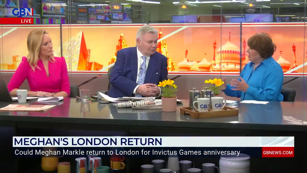 Isabel Webster, Eamonn Holmes and Angela Levin