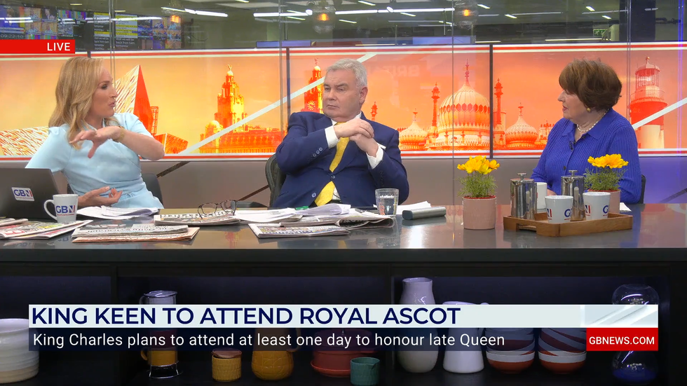 Isabel Webster, Eamonn Holmes and Angela Levin