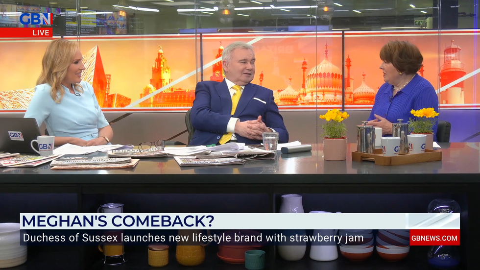 Isabel Webster, Eamonn Holmes and Angela Levin