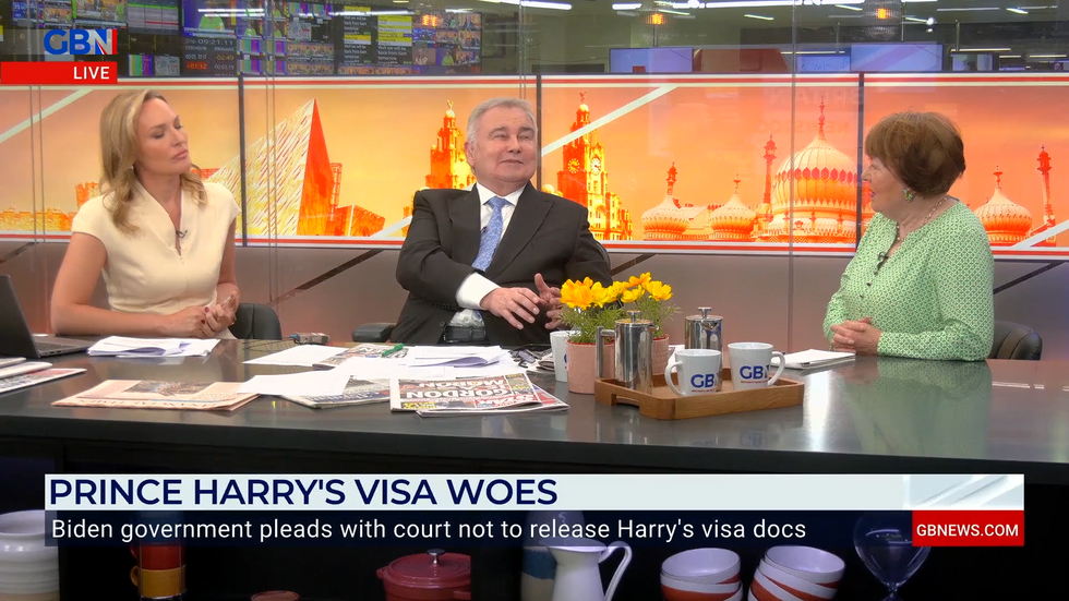Isabel Webster, Eamonn Holmes and Angela Levin