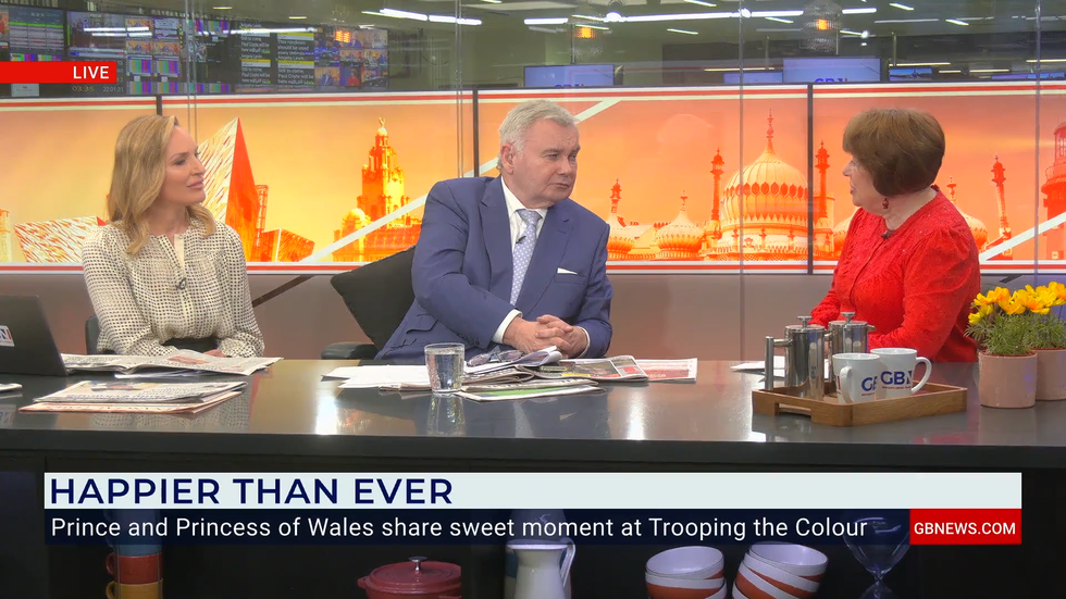 Isabel Webster, Eamonn Holmes and Angela Levin