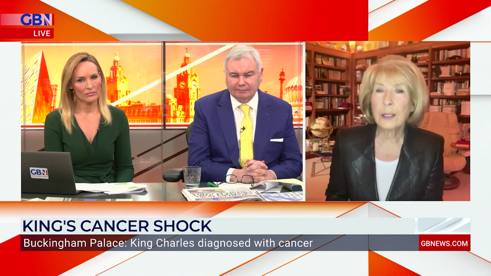 Isabel Webster, Eamonn Holmes and Jennie Bond