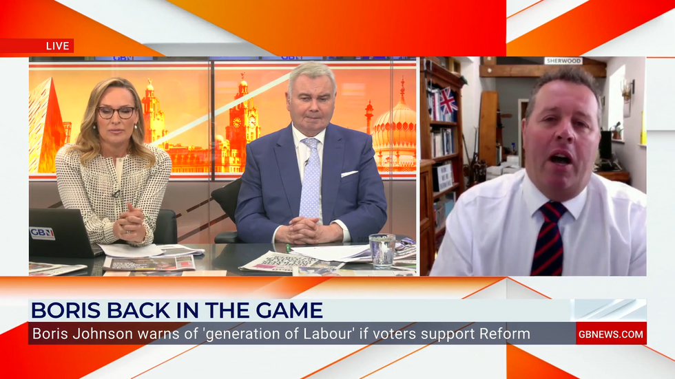 Isabel Webster, Eamonn Holmes and Mark Spencer