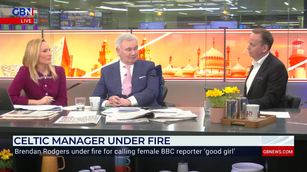 Isabel Webster, Eamonn Holmes and Paul Coyte