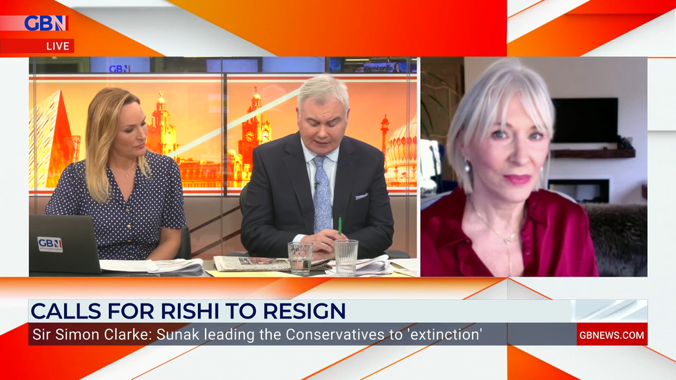 Isabel Webster, Eamonn Holmes, Nadine Dorries