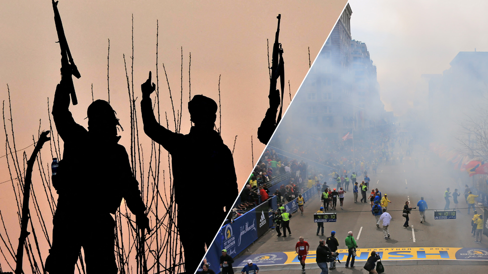 Isis fighters/Boston marathon bombing