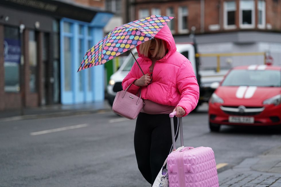 Isla Bryson, 31, formerly known as Adam Graham, from Clydebank, West Dunbartonshire, arrives at the High Court in Glasgow. Following a six-day trial at the High Court a jury has found the transgender woman guilty of raping two women when she was a man: one in Clydebank in 2016 and one in Drumchapel, Glasgow, in 2019. Picture date: Monday January 23, 2023.