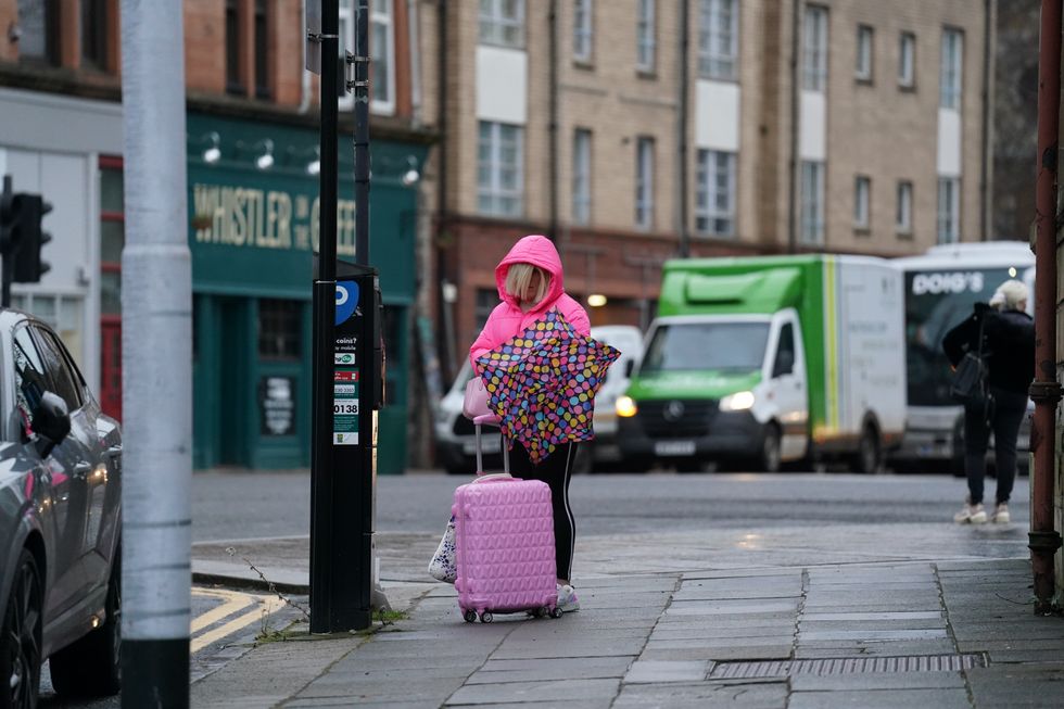 Isla Bryson, 31, formerly known as Adam Graham, from Clydebank, West Dunbartonshire, arrives at the High Court in Glasgow. Following a six-day trial at the High Court a jury has found the transgender woman guilty of raping two women when she was a man: one in Clydebank in 2016 and one in Drumchapel, Glasgow, in 2019. Picture date: Monday January 23, 2023.