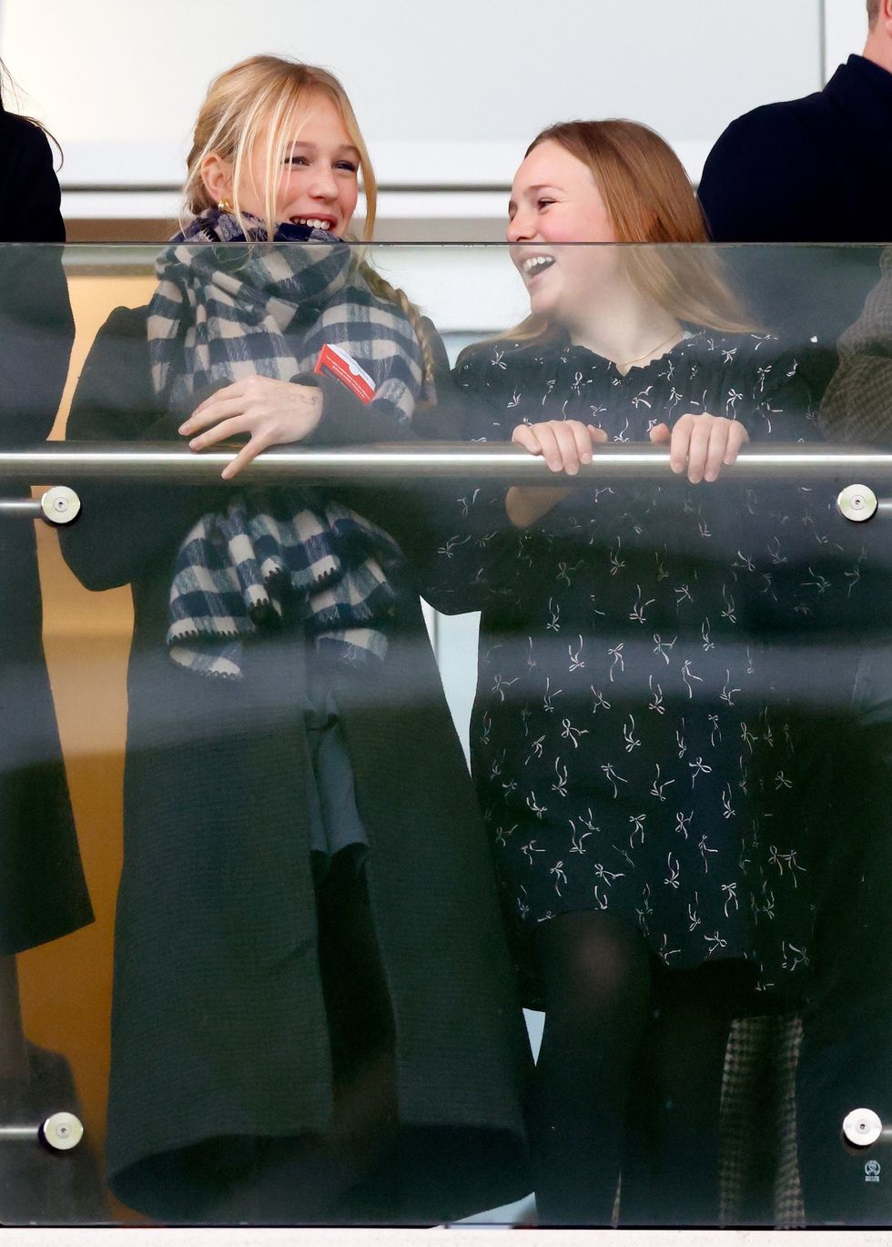 Isla Phillips and Mia Tindall