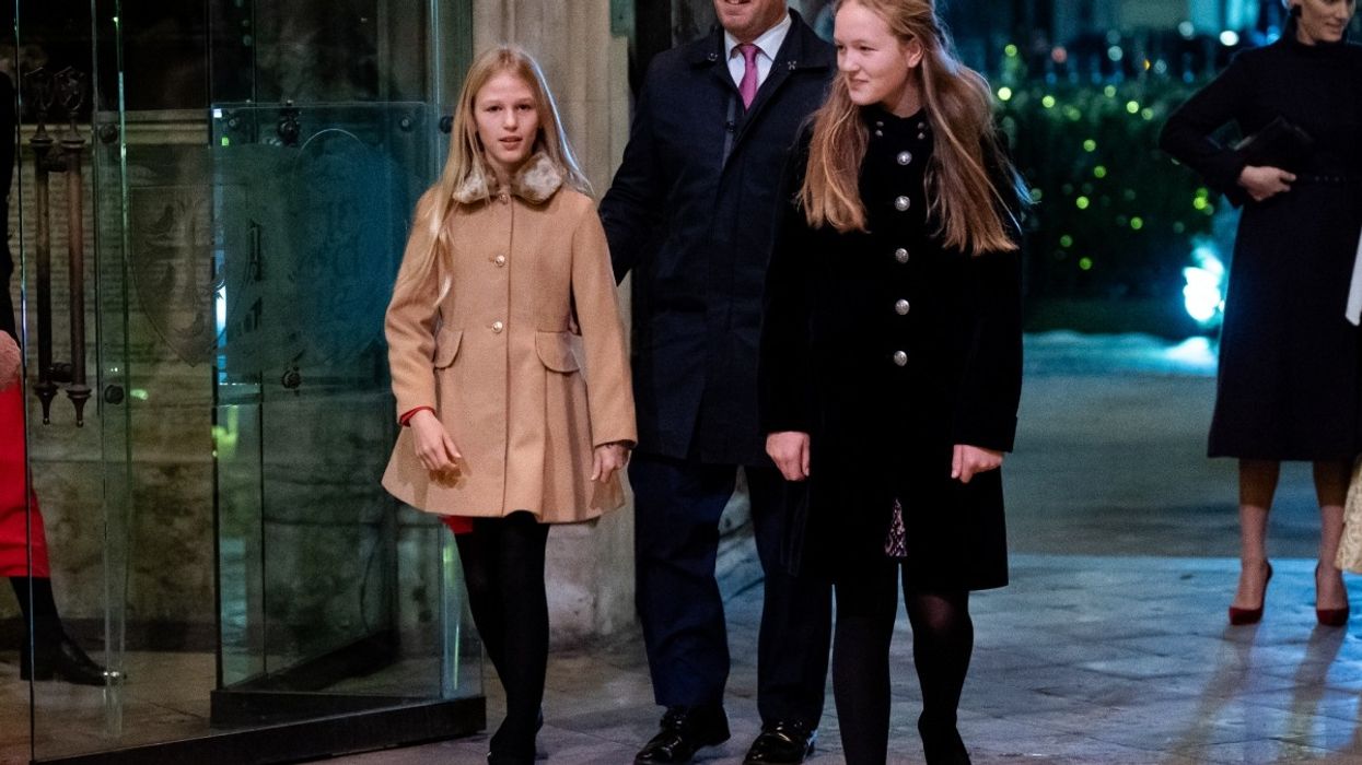 Isla Phillips, Peter Phillips and Savannah Phillips