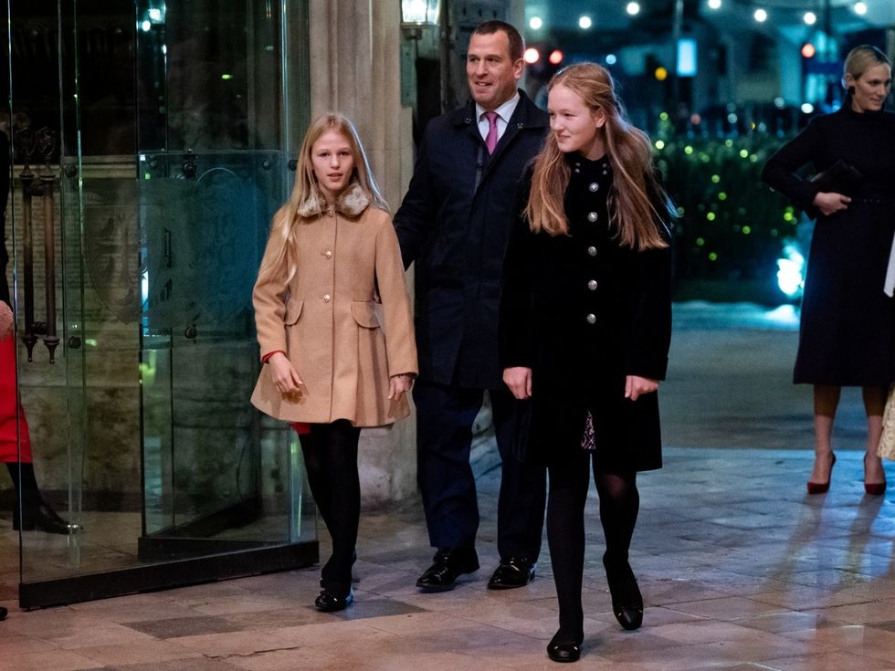 Isla Phillips, Peter Phillips and Savannah Phillips