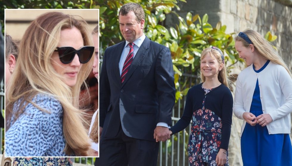 Isla Phillips, Peter Phillips and Savannah Phillips