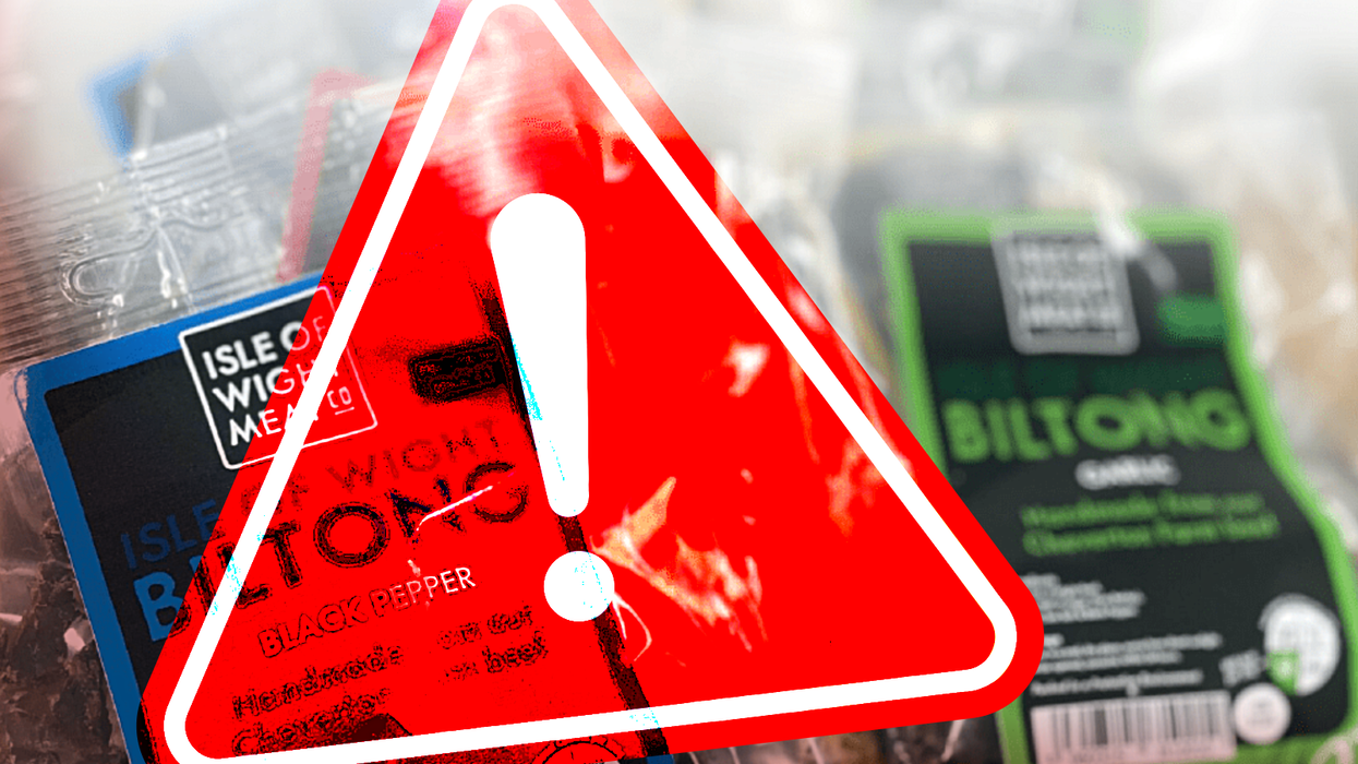 Isle of Wight Meat Co Biltong Black Pepper / Warning sign