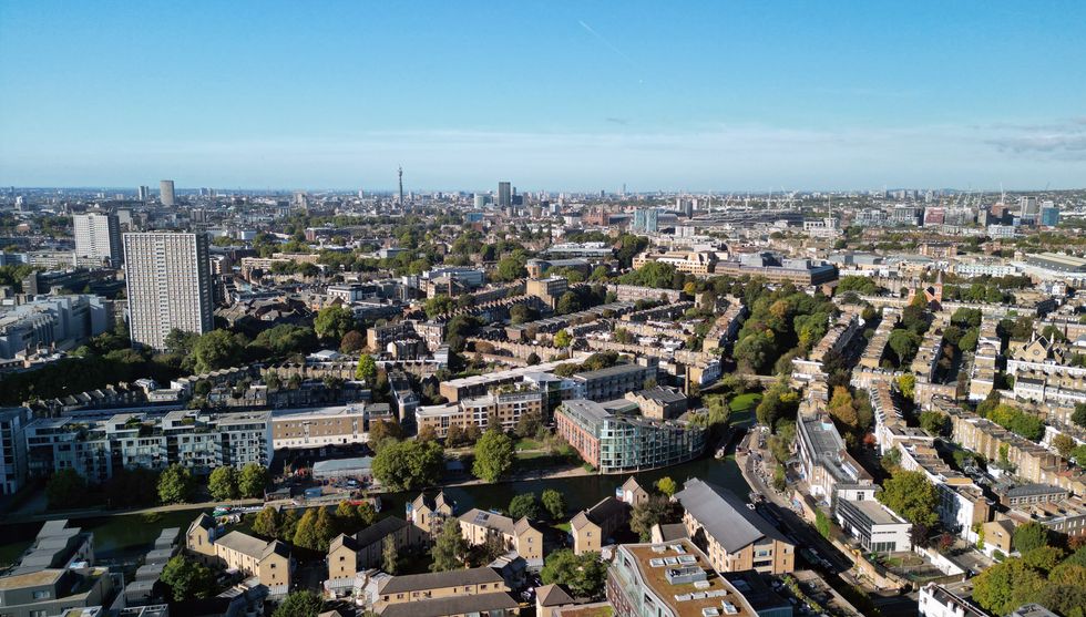 Islington Aerial view