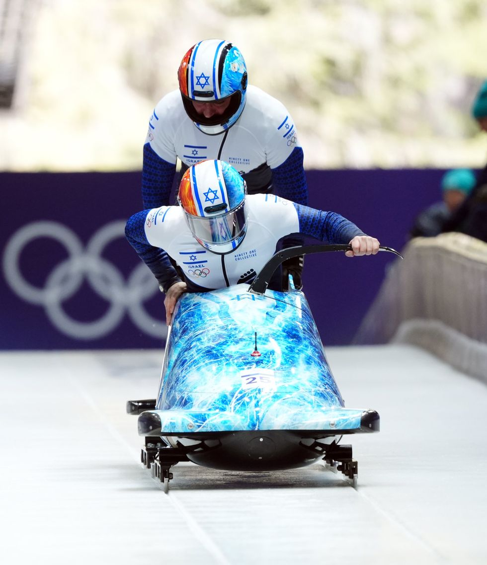 Israeli bobsleigh pilot Adam Edelman hit back at the Swiss commentator on social media