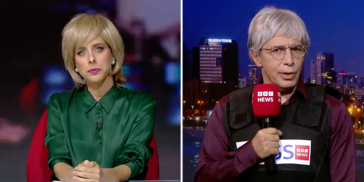NextImg:Israeli comedians mock BBC in side-splitting sketch of war coverage