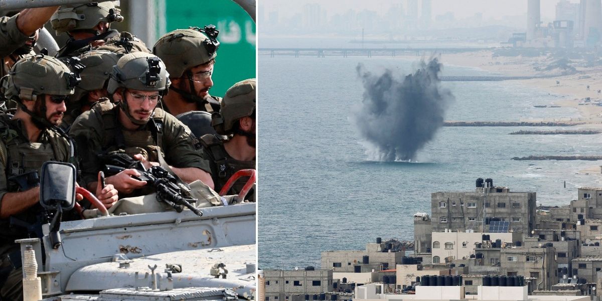 NextImg:Israel military ‘begins pumping seawater into tunnels’ in Gaza Strip in bid to flush out Hamas militants