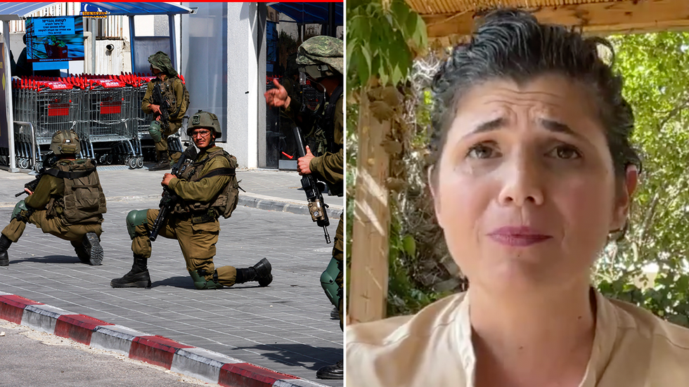 Israeli soldiers and Sharren Haskel