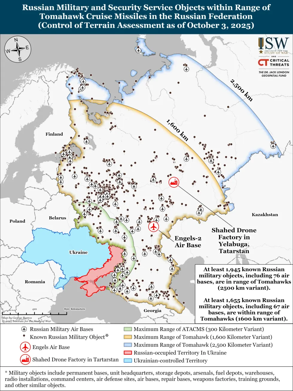 Mapa ISW Ukraine