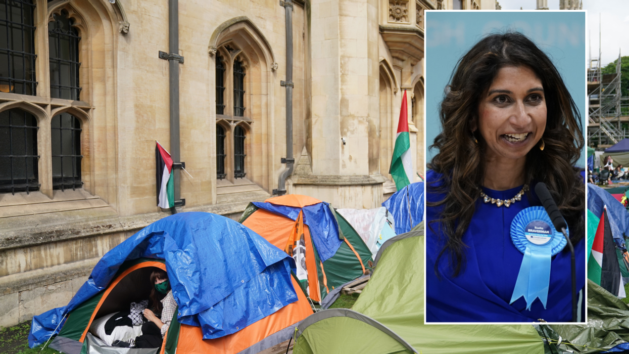 It comes after pro-Palestine encampments appeared at the University