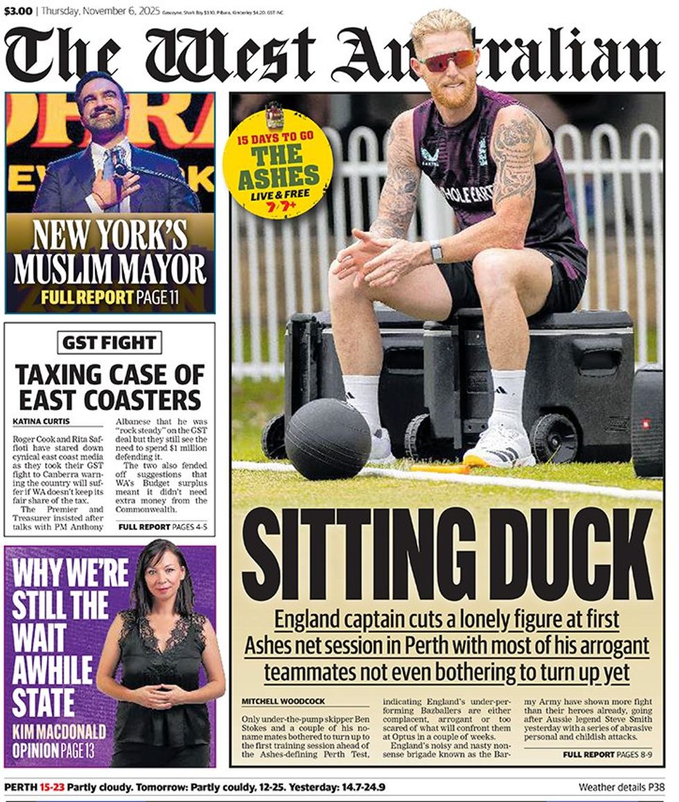 It is basically tradition for the Aussie papers to give the England squad a good bashing