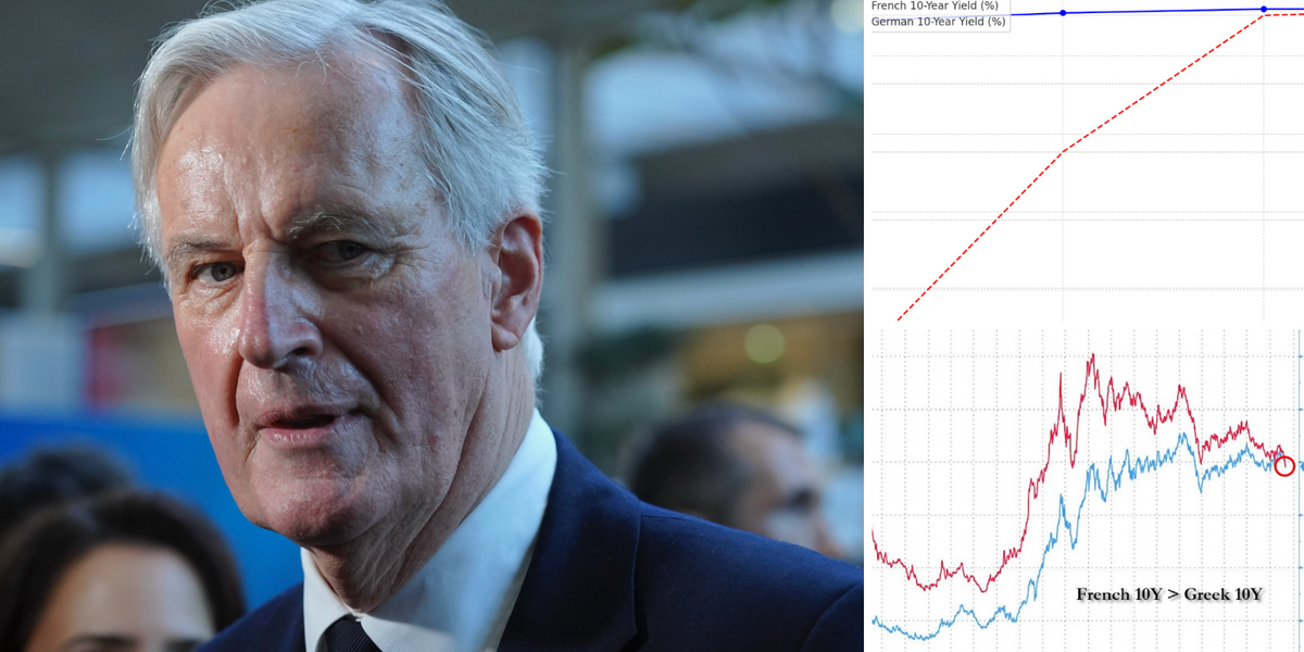 NextImg:French economy about to IMPLODE horror data shows as Barnier's imminent ousting sends markets spiralling