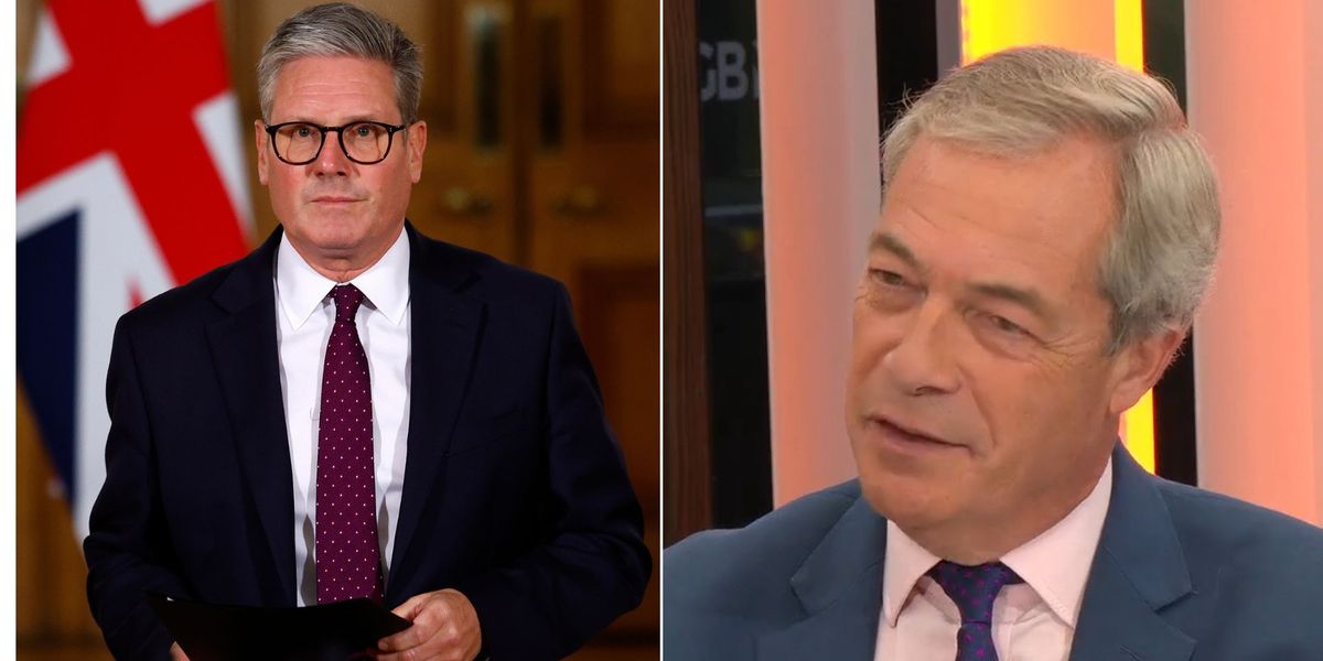 NextImg:‘It will be Brexit in name only!’ Nigel Farage makes bleak claim as Keir Starmer creeps back to EU