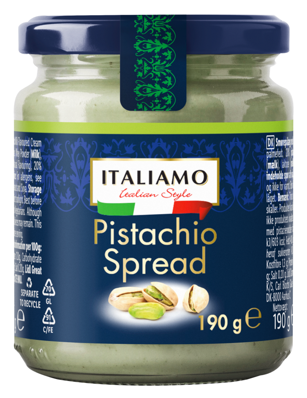 Italiamo Pistachio Spread