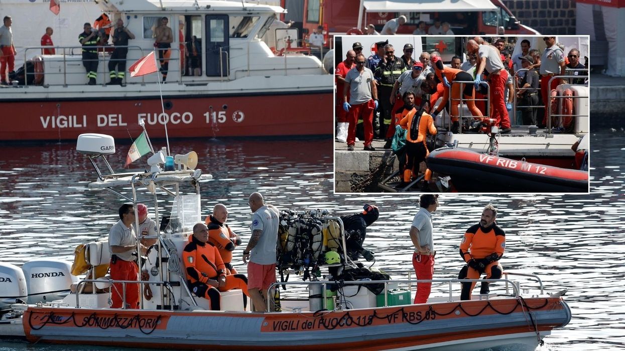 Italy yacht rescuers find sixth body as manhunt probe launched by police