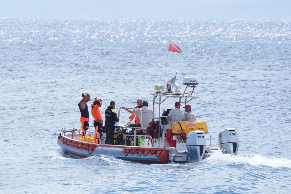 Italian search team