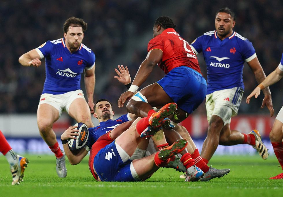 Italy fought back after the break but it was not enough as France's class proved true