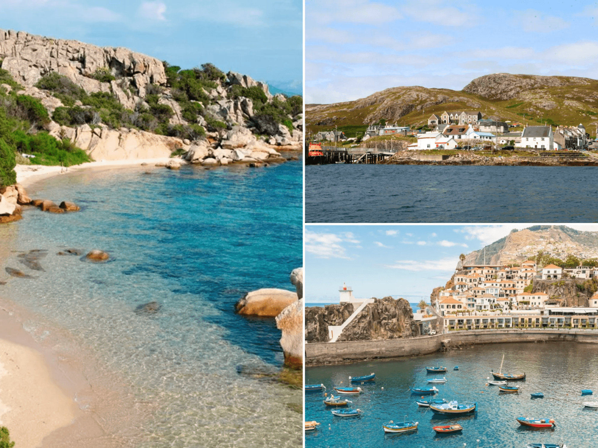 Italy Sardinia / Madeira Portugal / Outer Hebrides