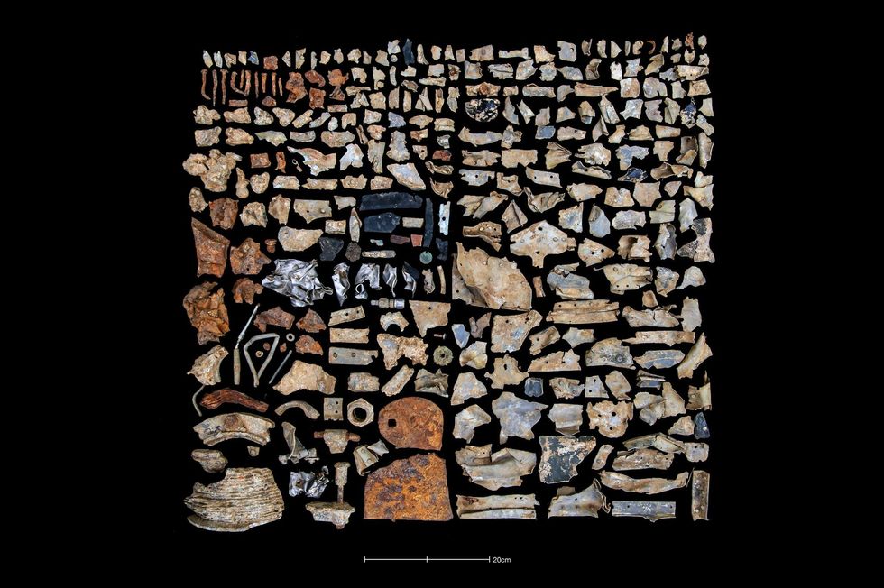 Items found in the dig