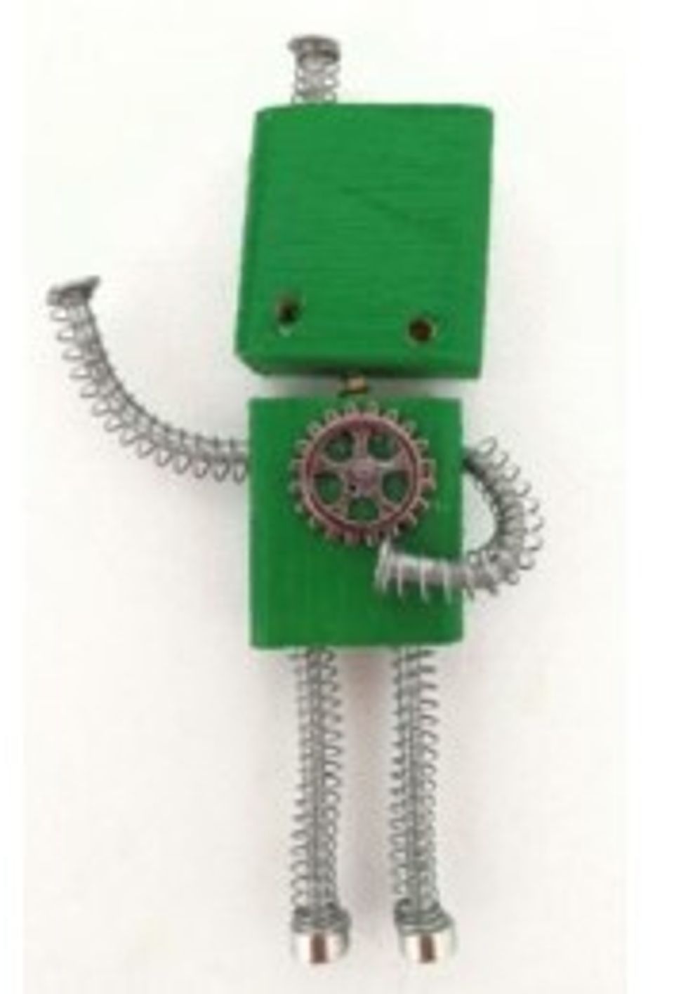 Itty-Bitty-Bot Decorative Robot in a Tin