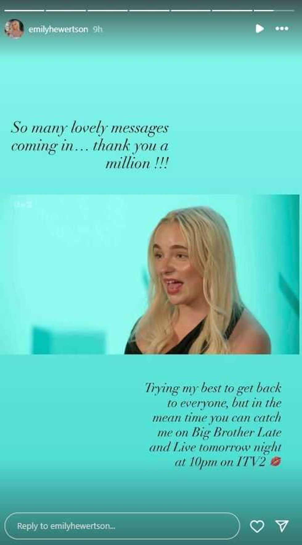 ITV Big Brother: Emily