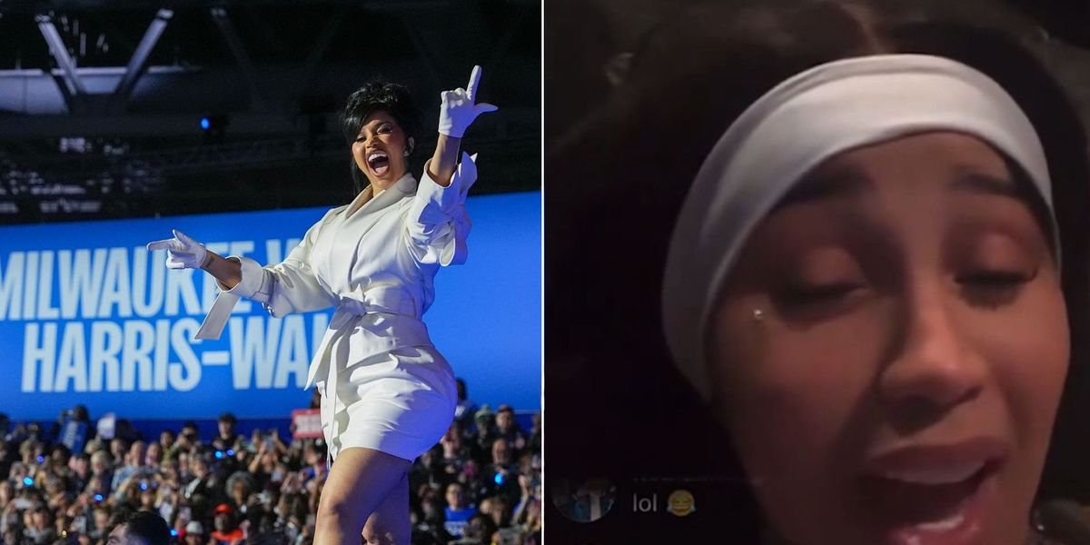 NextImg:Cardi B leads celebs in liberal MELTDOWNS as Donald Trump claims victory - 'I swear to god I'm gonna f*** you up!'