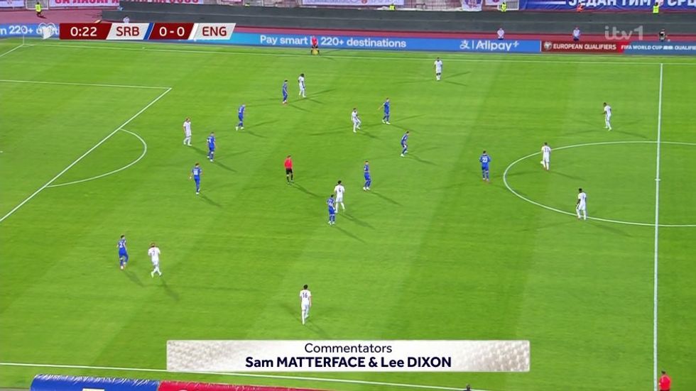 ITV England Serbia