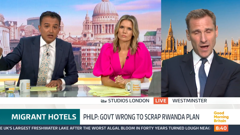 ITV GMB: Adil Ray clashed with Chris Philp